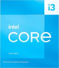 INTEL CORE I3-13100F 3.4 GHz 4.5 GHz 12MB LGA1700P VGA'sız, Fanlı, 58W Maksimum Turbo Güç 89W